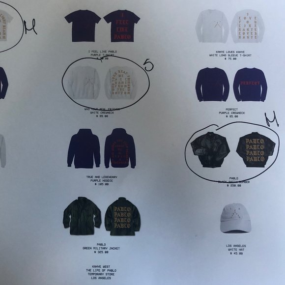 Authentic Life Of Pablo Crewneck LA UNISEX Small - Picture 4 of 4